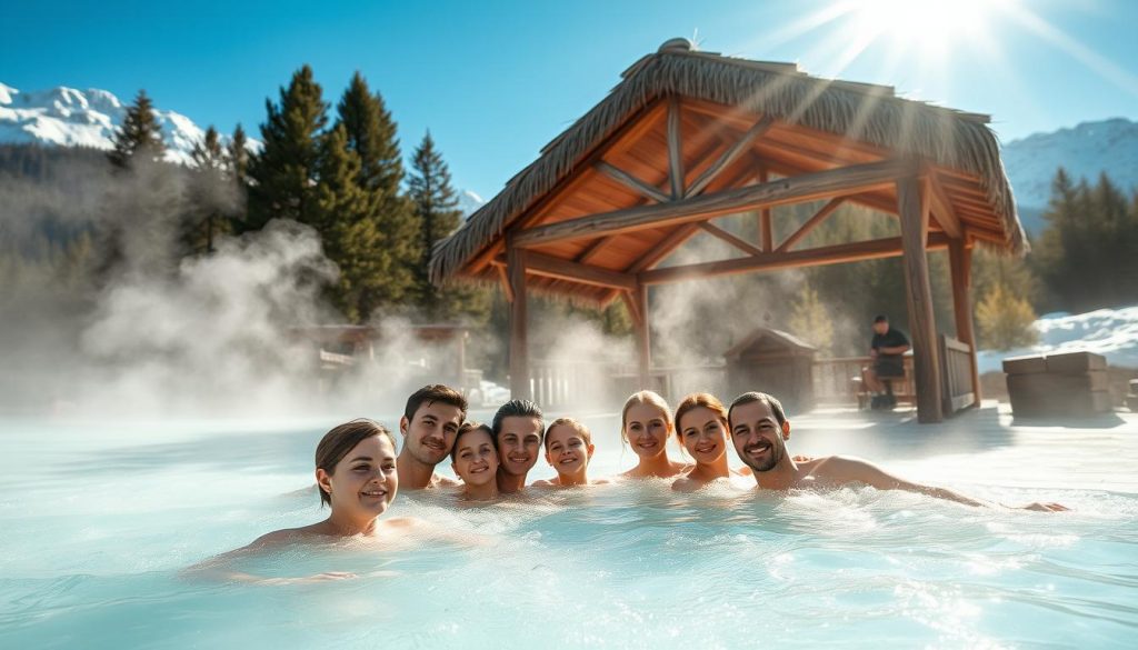 Seasonal thermal baths experience